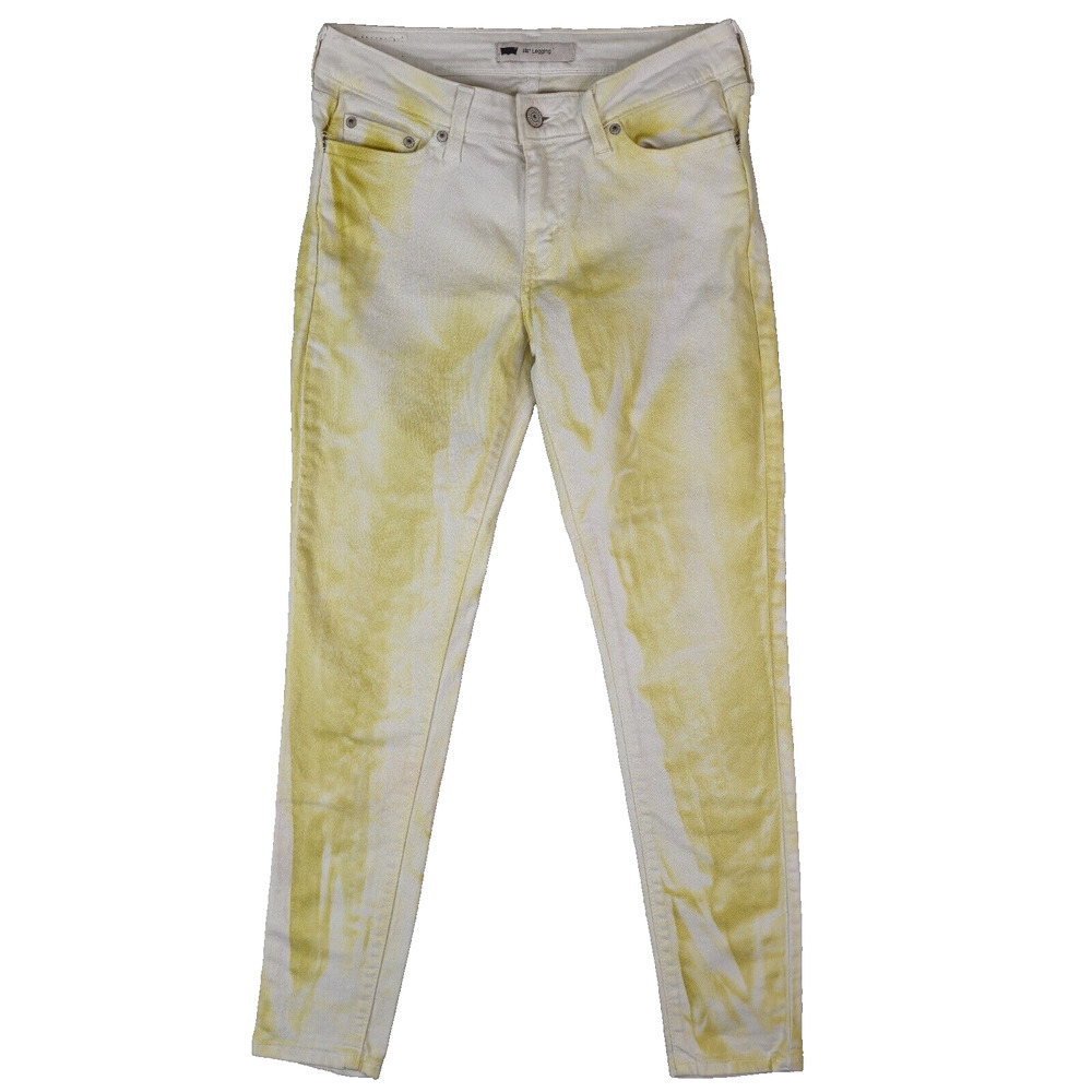 Levis‎ 535 Legging Jeans Unique Appearance Womens 28x29 Paint Splatter